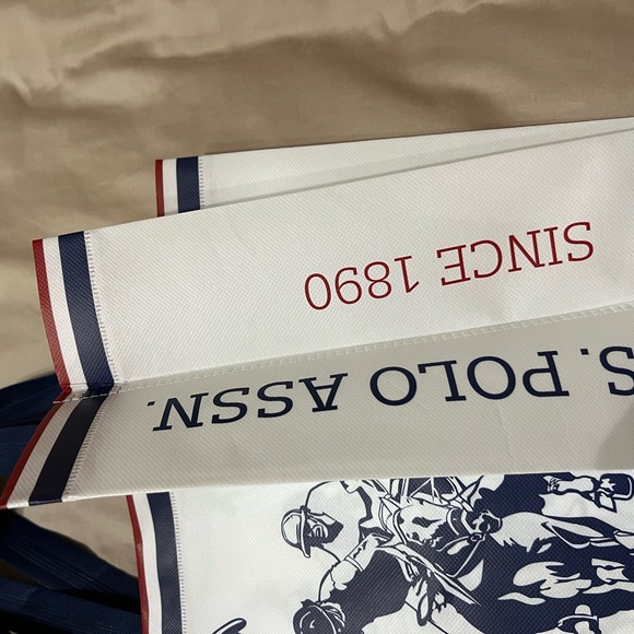 2 x U.S. POLO Association Polyester TOTE Bags - Picture 16 of 16